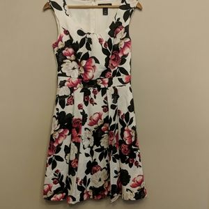 White House Black Market floral dress  - sz 2